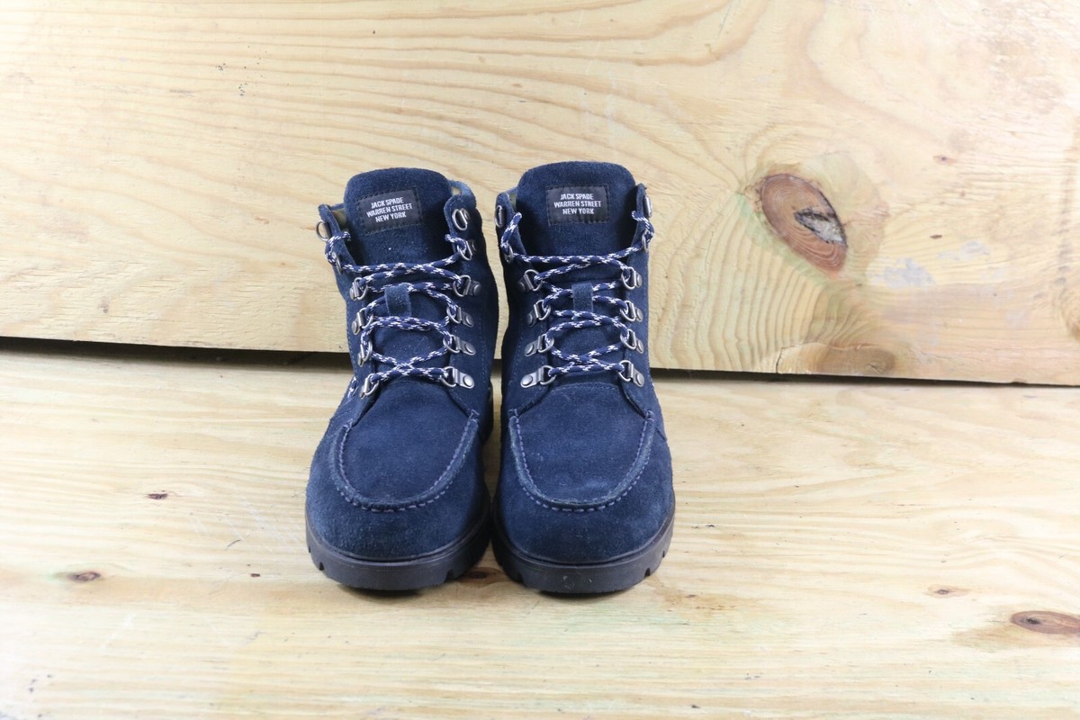 Sperry Top Sider x Jack Spade Mens Sz 8M Boots Blue Suede  display picture 3