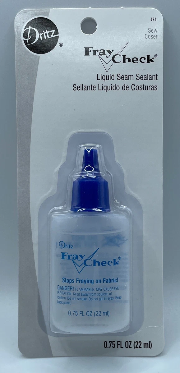 Dritz Fray Check 0.75 OZ (22 ml) Liquid Seam Sealant