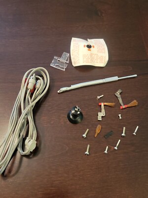 Vtg Garrard RECORD PLAYER SPINDLE Changer Turntable BRUSH screws part Lot 