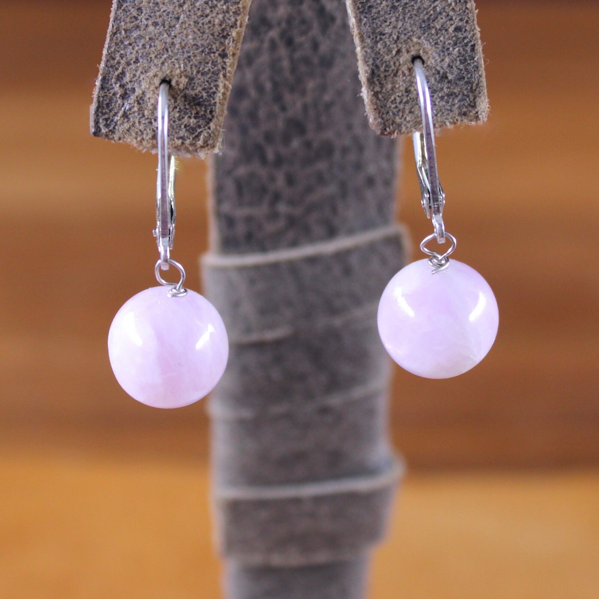Kunzite Leaf Pendants Kunzite Leaf Pendants