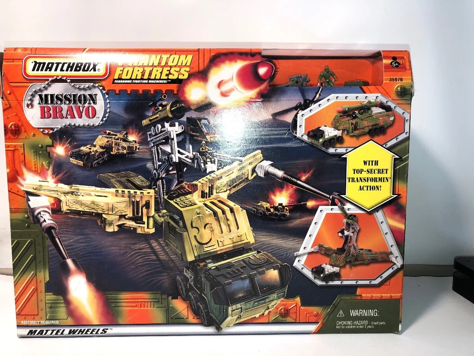 Vintage 1998 Matchbox Mission Bravo Phantom Fortress Nib Hard To Find - Image 2 of 4
