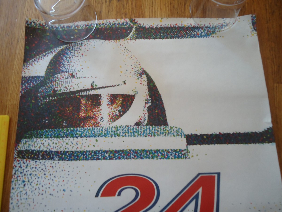 Affiche Originale 24 Heures Du Mans 1978 - Vintage Offset - France
