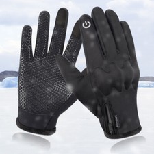 Winter Thermal Men Gloves Touch Screen Windproof Glove for Work Driving Cycling