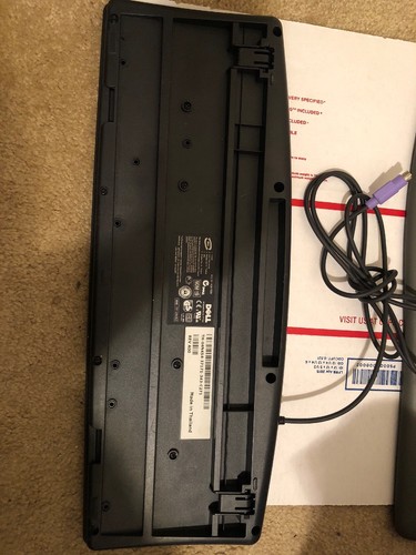 DELL COMPUTER KEYBOARD RT7020 Not Tested - Zdjęcie 2 z 5