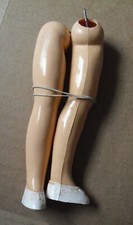 Vintage 1950s Hard Plastic Doll Legs 5 7/8" Long