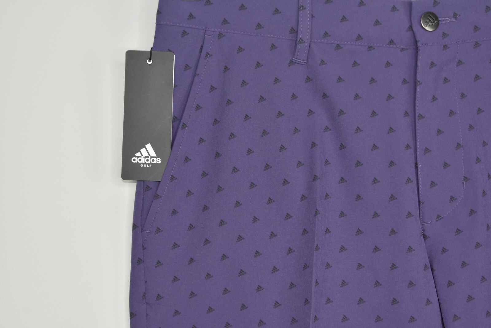 New Adidas Ultimate BOS Novelty Tech Purple Golf Shorts FL5565 Logo 30