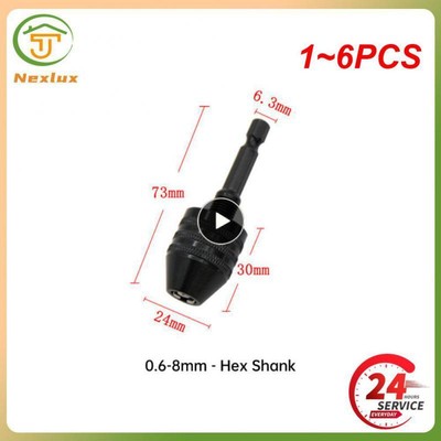 1PCS Drill Chuck Keyless Screwdriver Impact Driver Adaptor Electric Micro Motor
