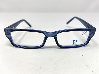 Us74 Frame Capri 4U US96 Blue 48-16-130 Blue Crystal Full Rim Eyeglasses Frame ...