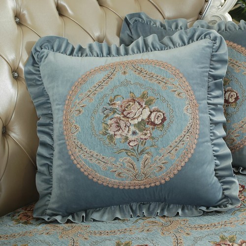 Vintage Chenille Sofa Cover 2 3 4 Seater Lace Jacquard Armchair Couch Slipcovers - Picture 16 of 31