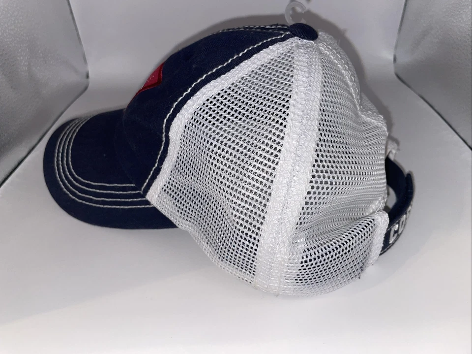 Gorra de béisbol azul con correa de malla COSTA pesca blanca Costa del mar Foto 4 de 4