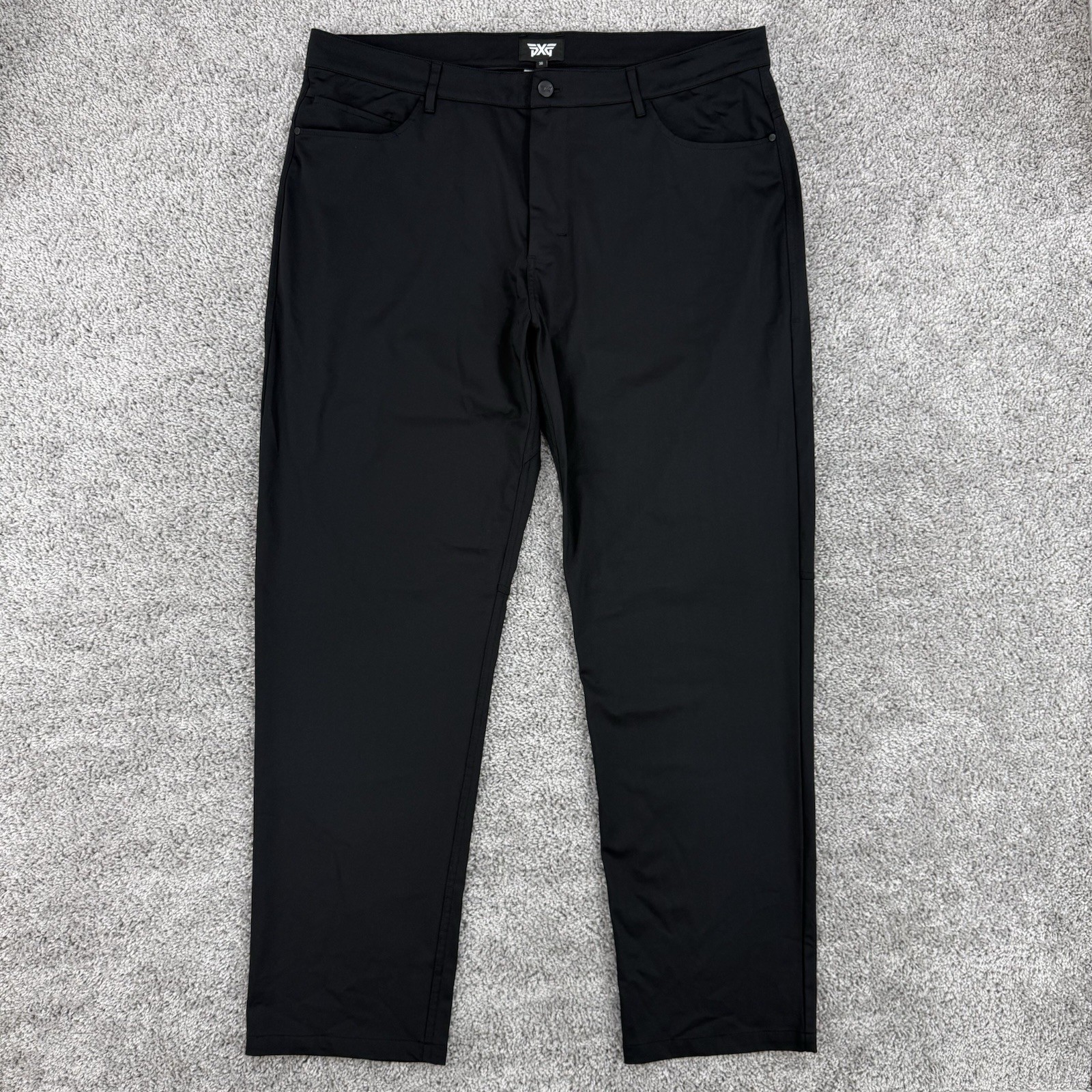 PXG Pants Men’s 38 Black Parsons Xtreme Golf Performance 5 Pocket Chino