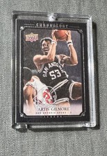 2007-08 Upper Deck Chronology Artis Gilmore Spurs Legend Silver Ink Auto #52/99!
