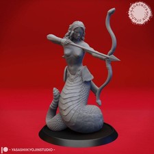Medusa TABLETOP SCALE TTRPG Monster Miniature Yasashii Kyojin Studio