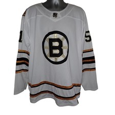 Adidas Men's Boston Bruins Matthew Poitras #51 Centennial Away Jersey 54