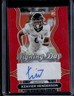 2025 Panini Prizm Draft Picks Xzavier Henderson Signing Day RC Red Auto #/399