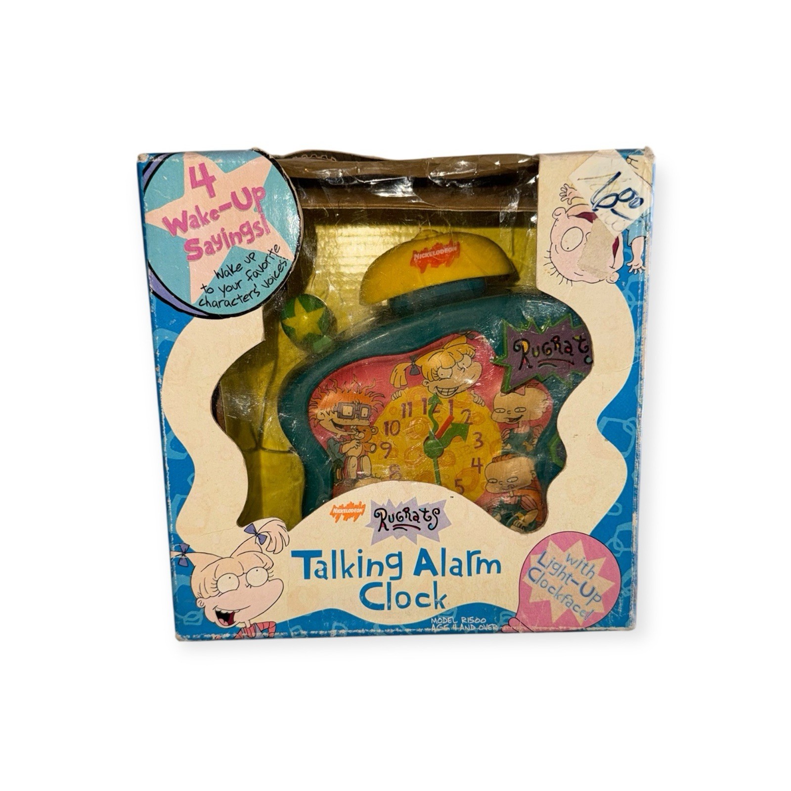 Rugrats Talking Alarm Clock Nickelodeon Mattel Early 2000s New Box Wear