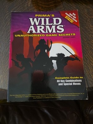 Wild Arms Unauthorized Game Secrets Strategy Player Guide Prima PS1 PlayStation
