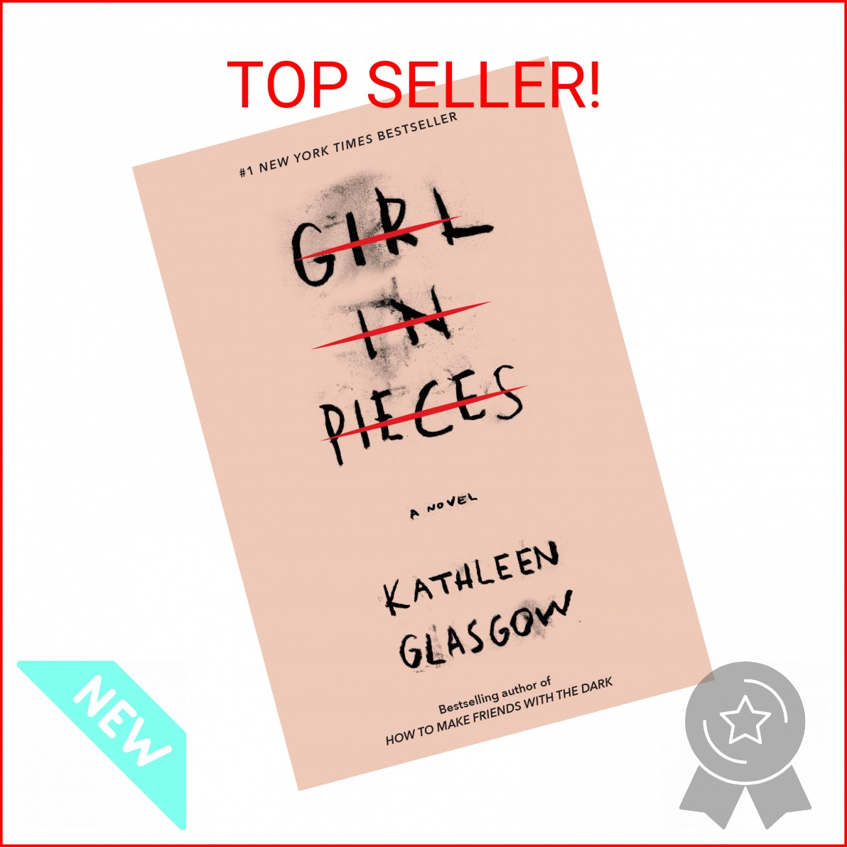 Girl in Pieces by Kathleen Glasgow (2016, Hardcover) for sale