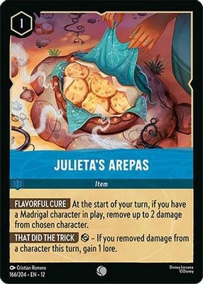 Julieta's Arepas 166/204 Common Wilds Unknown Lorcana Near Mint