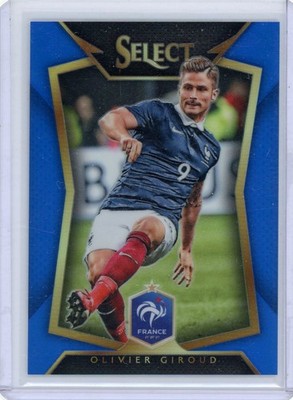 2015 Select Blue Prizm /299 Olivier Giroud (Ball Back Photo Variation) #5