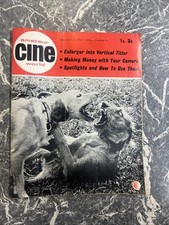 VINTAGE MAGAZINE AMATEUR CINE WORLD MOVIE CAMERA PHOTO PHOTOGRAPHY 1960s ART