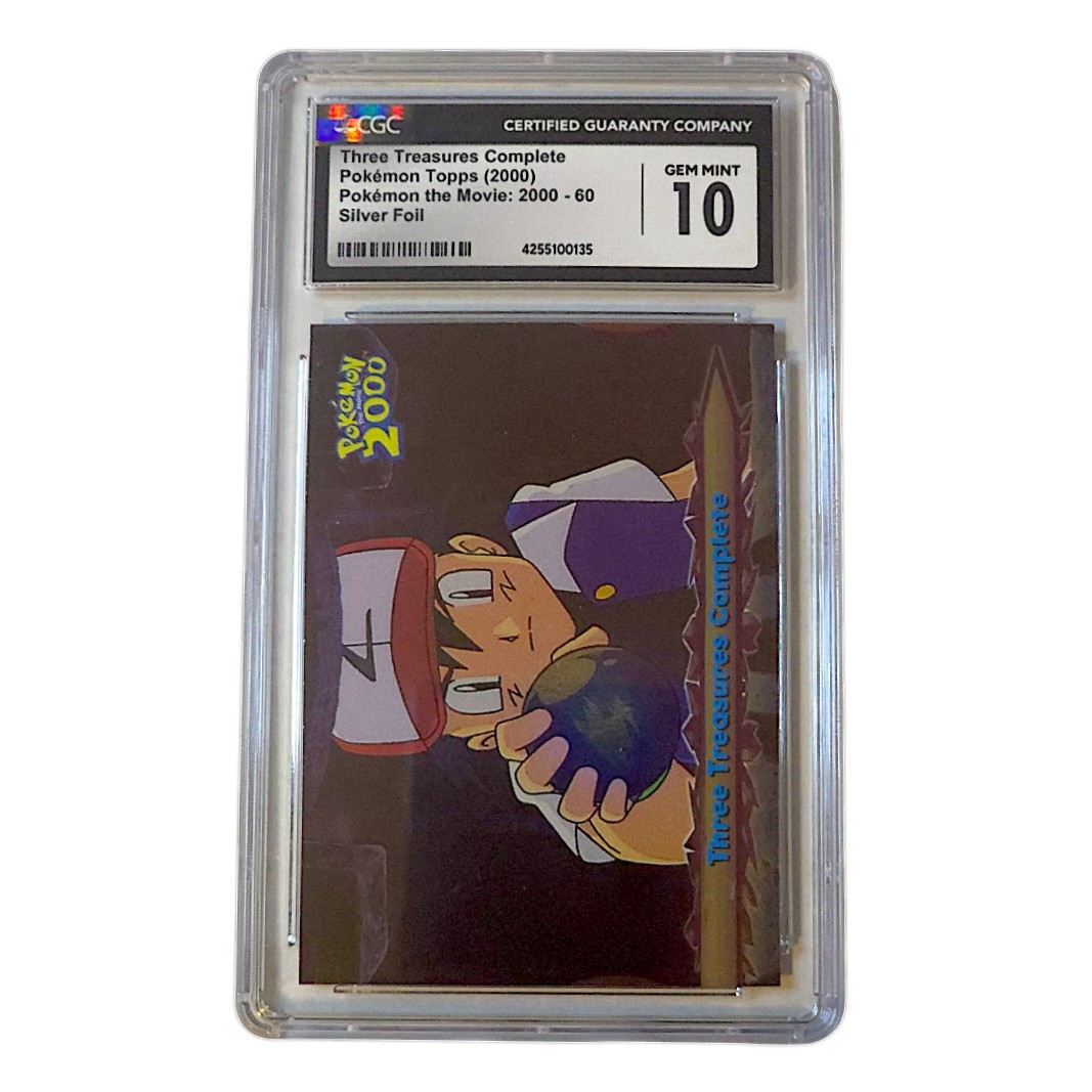 Three Treasures Complete - #60 - Silver Foil - Topps Pokemon The Movie 2000 POP3