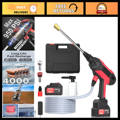 #ad High Pressure Cordless Power Washer Nozzle Garden Hose Jet for Car Wash amp; Pati $159.99