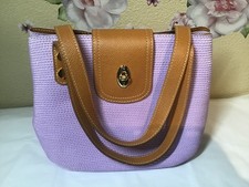 Eric Javits LIL Squishee Shopper Bag Handbag Squishee Straw