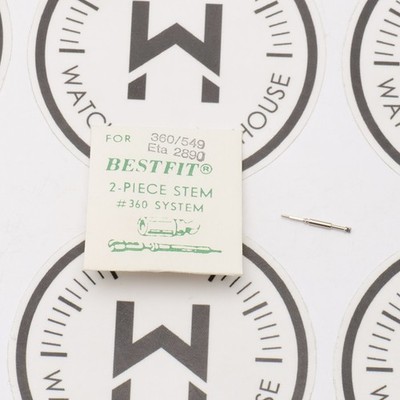 ETA 2890 Watch Winding Stem Part #404 New Old Stock Watchmakers (C7D22)