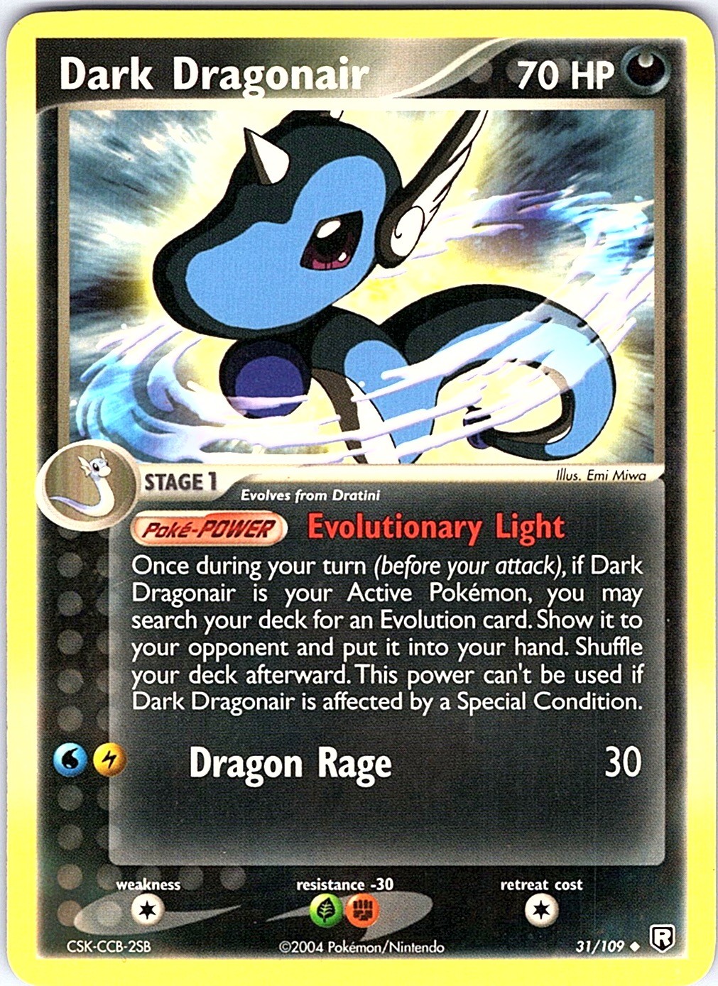 Dark Dragonair Uncommon Team Rocket Returns 31/109 NM