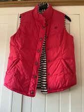 Crew Ladies reversible hot pink gilet. Size 10. Brand new.