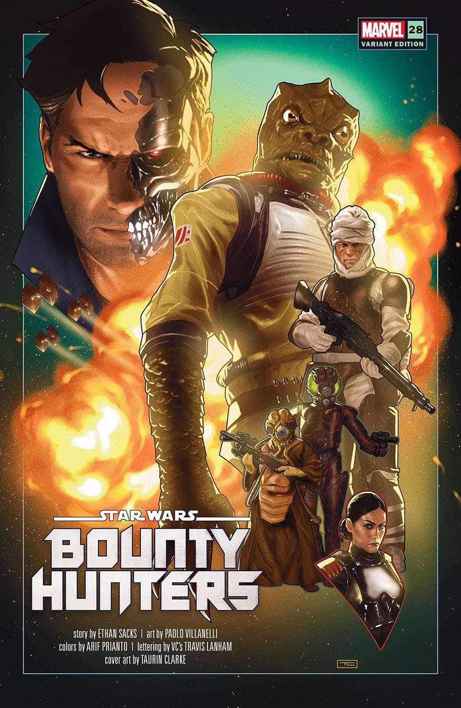 Star Wars Bounty Hunters 28C VF NM Marvel Comic with Combined Shipping  