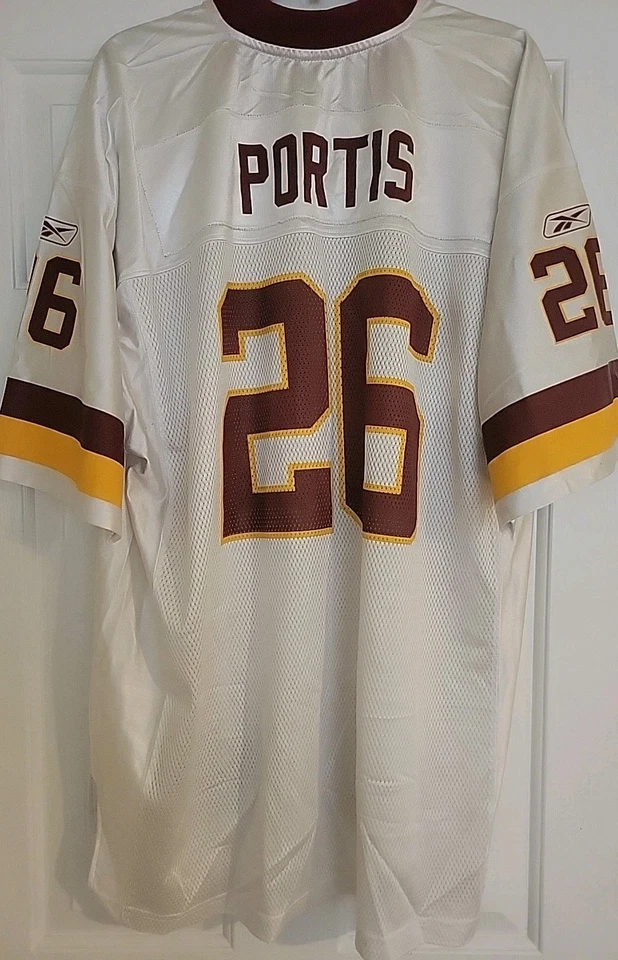 Camiseta vintage Clinton Portis Washington Redskins Reebok para hombre XL Foto 2 de 4
