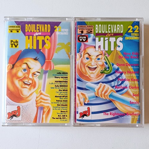 Lot de 8 K7 Cassette Audio, Special Compilation "BOULEVARD DES HITS" 80's 90's - Picture 10 of 15