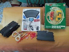 Auto Pista Polistil Policar anni 70 con Ferrari Sc 1:32 + 12 binari accessori 