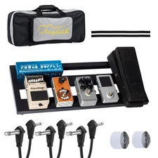guitar pedal board -Super light aluminum effects pedalboard with bag – 20" x ...