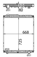 Mahle MotorküHler WasserküHler CR 2792 000S FüR Mercedes Atego