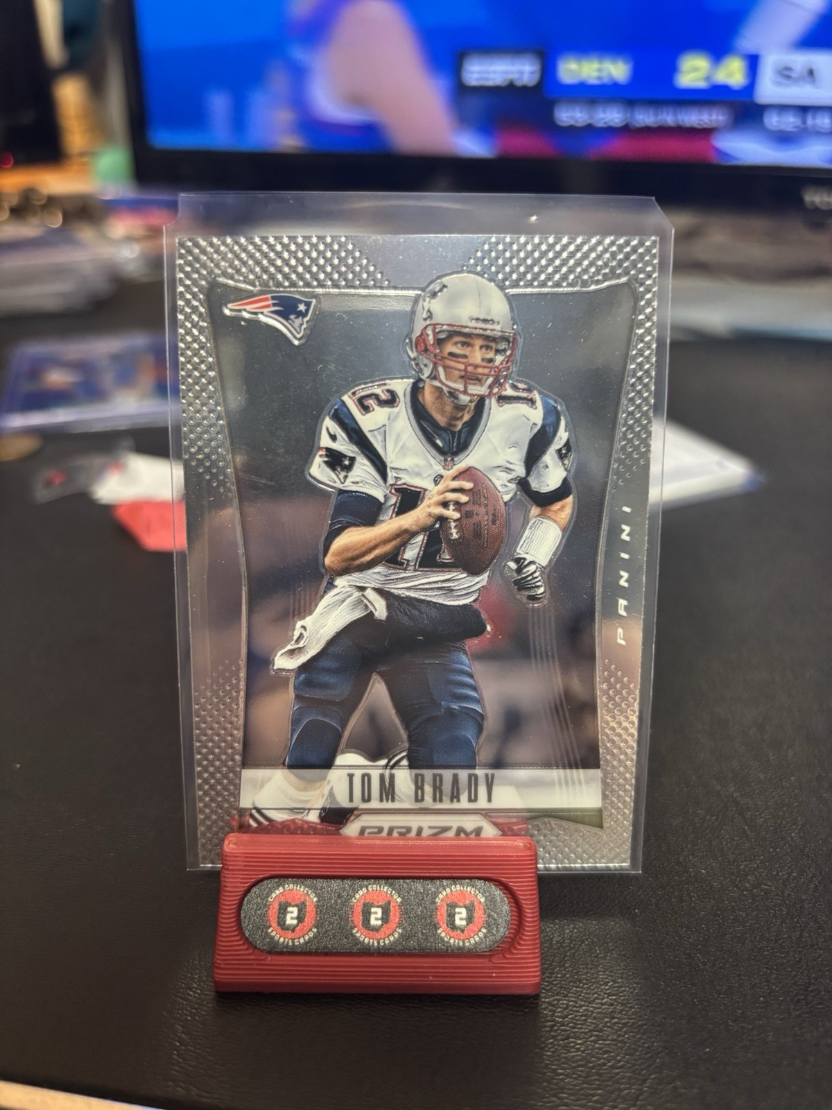 2012 Panini Prizm Base Card Tom Brady #116 New England Patriots