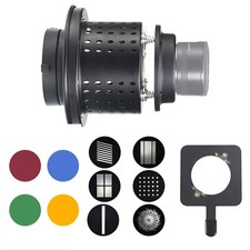 Conical Snoot Bowens Mount Studio Lighting Accessory for LED Continuous Light...