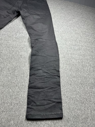 Smoke Rise Mens Jeans 32 Black Crosses Embroidered Distressed Fearless - Picture 13 of 18