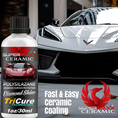 CERAMIC CAR COATING ADVANCED PAINT PROTECTION ''WET LOOK'' TRICURE TECHNOLOGY -KIT