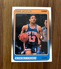 Fleer 1988-89 Mark Jackson Rookie RC #82 New York Knicks Basketball Card. rookie card picture