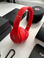 Beats Solo 3 Wireless On Ear Headphones Product Red Unboxed Mint Condition