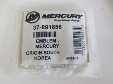 New Genuine Mercury Oem Emblem 37-891656