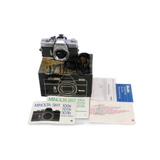 Minolta SR-T 101b 35mm Film SLR Camera Body Only  Straps, Manuals  Papers Kit