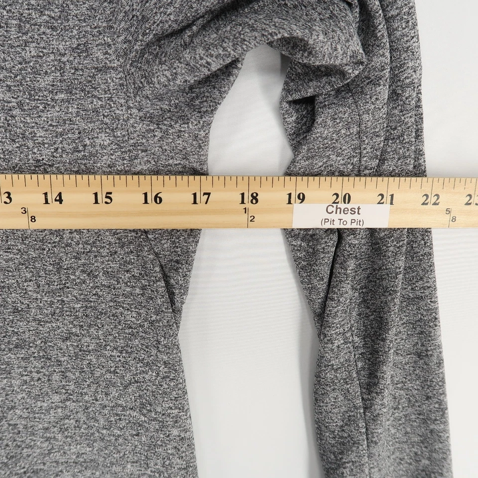 Pullover Lululemon Drysense 1/4 Cremallera Para Hombres XS Gris Jaspeado Atlético Correr Foto 4 de 4