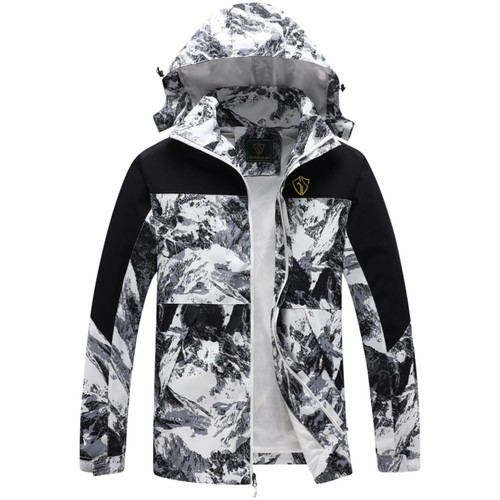 Rain Jacket for Men, Mens Waterproof Raincoat Lightweight Rain Jackets Outdoo...