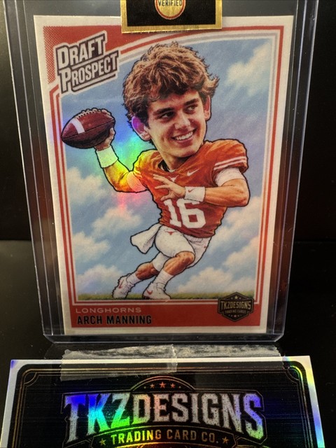 2026 Tkzdesigns Texas Longhorns Draft Prospect Arch Manning DP2 /50