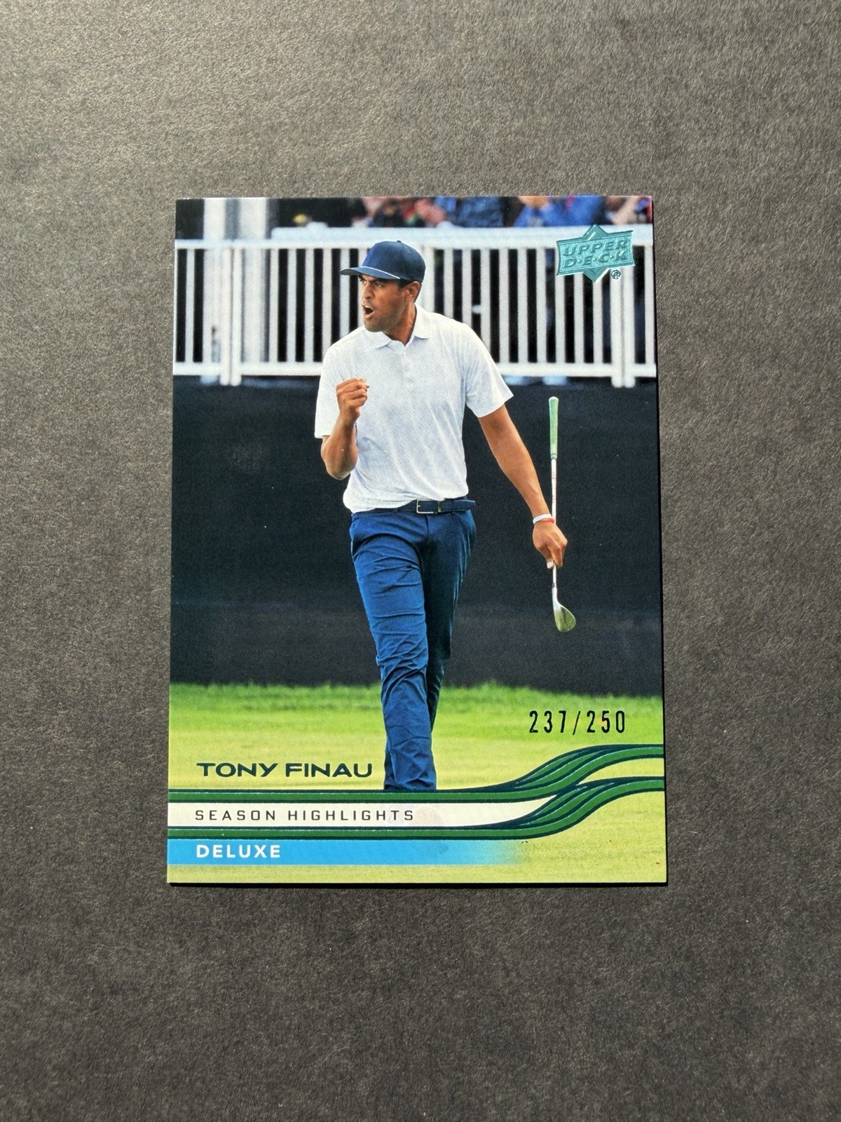 2026 Upper Deck Golf Tony Finau Deluxe Parallel #237/250