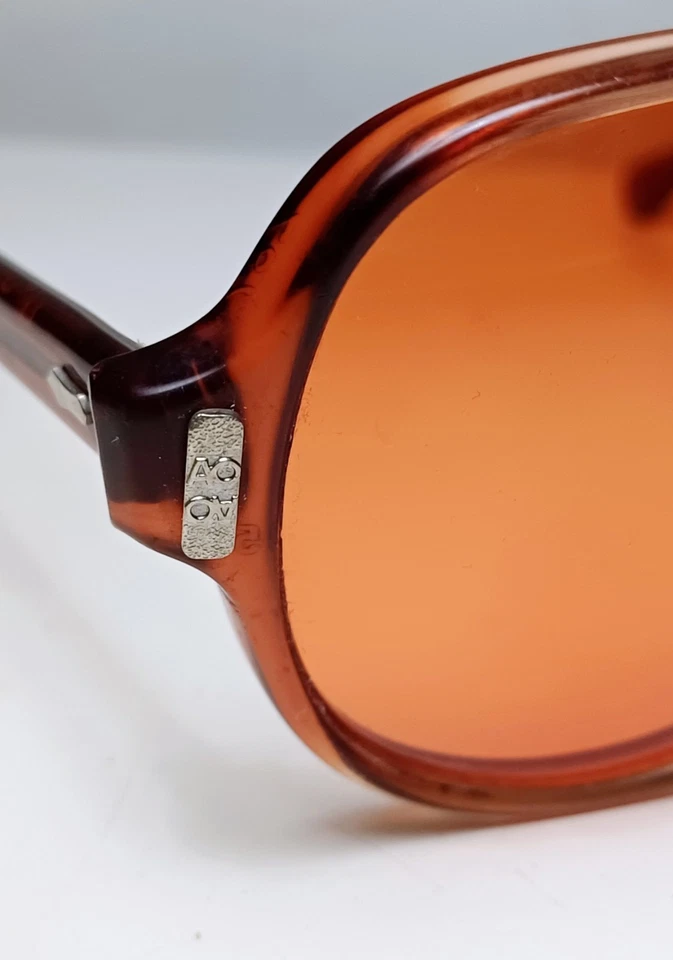 Gafas de sol de piloto AMERICAN OPTICAL de los años 50 hechas en EE. UU. Gafas de aviador Top Gun   Foto 3 de 4